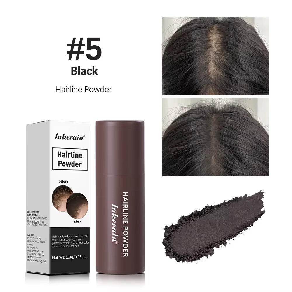 Waterproof Hairline & Root Concealer Pen – Instant Grey Coverage with Easy Blend Powder Stick for Normal Hair