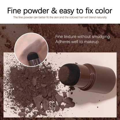 Waterproof Hairline & Root Concealer Pen – Instant Grey Coverage with Easy Blend Powder Stick for Normal Hair